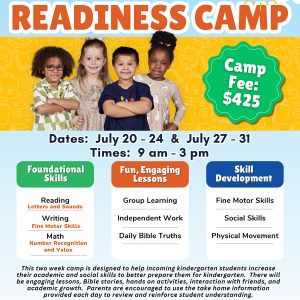 Kinder Readiness Camp